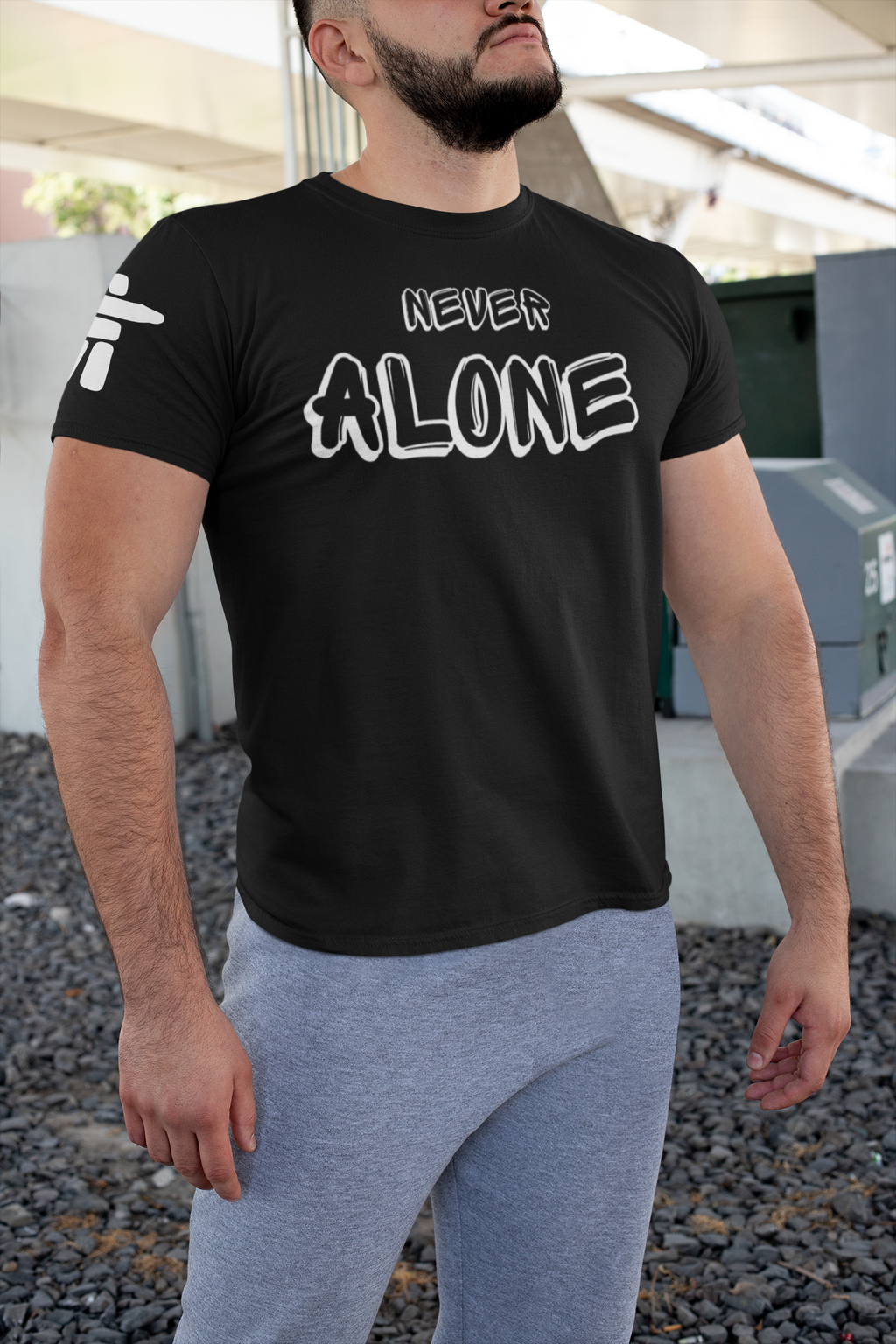 Never Alone T shirt | Mental Health